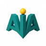 Intelligence Amplified logo: the letters AIA in teal with a gold sphere